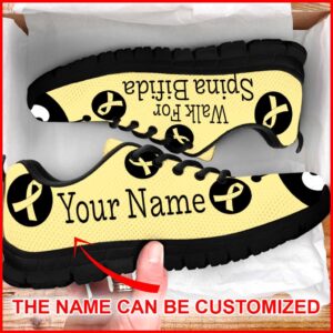 Walk For Spina Bifida Shoes Lady Bug Sneaker Personalized Custom Best Shoes For Men And Women 3