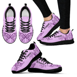 Walk For Women Of Hope Shoes Sneaker Walking Shoes – Best Shoes For Men And Women – Cancer Awareness Shoes