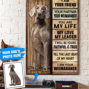 Weimaraner Personalized Poster & Canvas –…