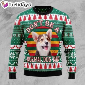 Welsh Corgi Dog Dad Ugly Christmas Sweater Gift For Christmas Gifts For Dog Lovers 1