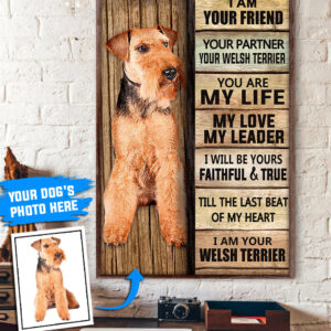 Welsh Terrier Personalized Poster & Canvas…