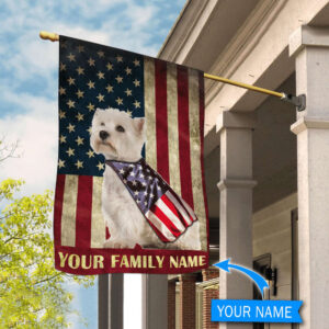 West Highland White Terrier Personalized Flag Personalized Dog Garden Flags Dog Lovers Gifts for Him or Her 2