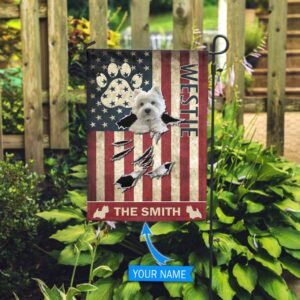 West Highland White Terrier Personalized Flag Personalized Dog Garden Flags Gift For Dog Lovers 2