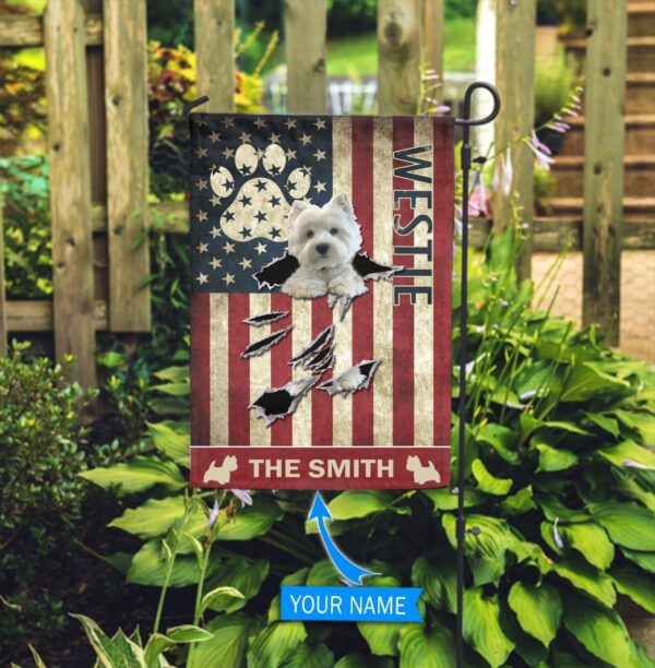 West Highland White Terrier Personalized Flag – Personalized Dog Garden Flags – Gift For Dog Lovers