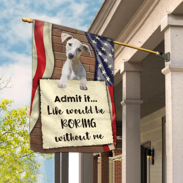 Whippet Garden Flag – Garden Dog Flag – Dog Owner Gift Ideas