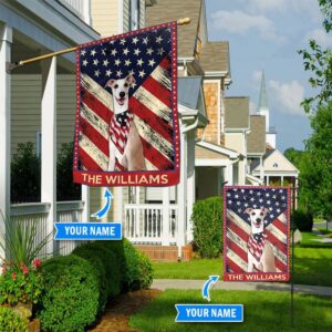 Whippet Personalized Flag Custom Dog Flags Dog Lovers Gifts for Him or Her 1