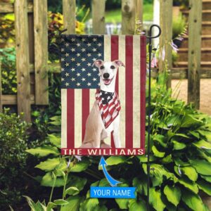 Whippet Personalized Garden Flag – Personalized…