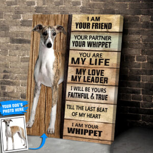 Whippet Personalized Poster Canvas Dog Canvas Wall Art Dog Lovers Gifts For Him Or Her 2