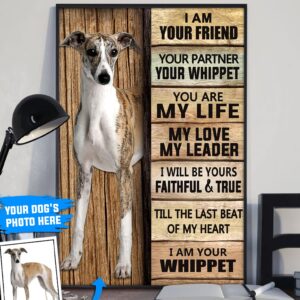 Whippet Personalized Poster Canvas Dog Canvas Wall Art Dog Lovers Gifts For Him Or Her 3