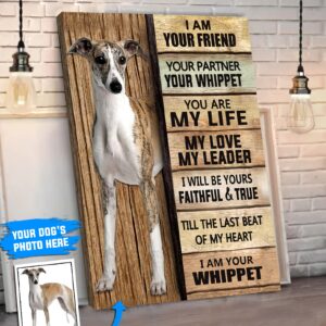 Whippet Personalized Poster Canvas Dog Canvas Wall Art Dog Lovers Gifts For Him Or Her 4