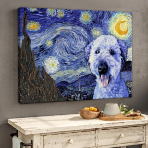 Whoodle Poster Matte Canvas Dog Wall Art Prints Painting On Canvas 2