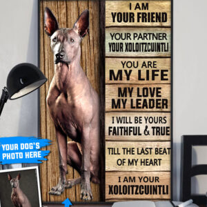 Xoloitzcuintli Personalized Poster Canvas Dog Canvas Wall Art Dog Lovers Gifts For Him Or Her 1