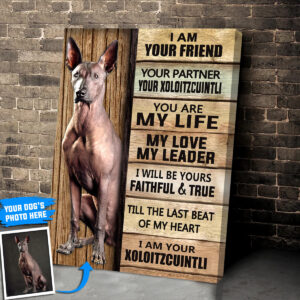 Xoloitzcuintli Personalized Poster Canvas Dog Canvas Wall Art Dog Lovers Gifts For Him Or Her 4