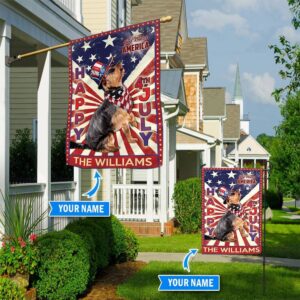 Yorkshire Terrier God Bless America 4th Of July Personalized Flag Custom Dog Flags Dog Lovers Gifts for Him or Her 1