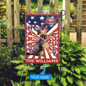 Yorkshire Terrier God Bless America 4th Of July Personalized Flag Custom Dog Flags Dog Lovers Gifts for Him or Her 3