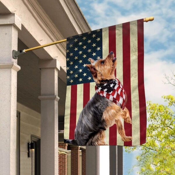 Yorkshire Terrier House Flag – Garden Dog Flag – Dog Owner Gift Ideas