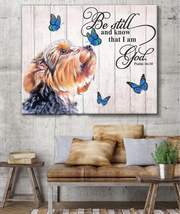 Yorkshire Terrier Matte Canvas – Dog Wall Art Prints – Canvas Wall Art Decor