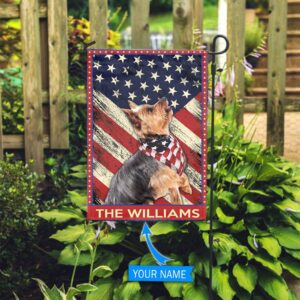 Yorkshire Terrier Personalized Garden Flag Custom Dog Flags Dog Lovers Gifts for Him or Her 3