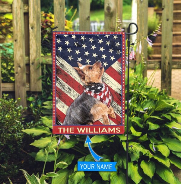 Yorkshire Terrier Personalized Garden Flag – Custom Dog Flags – Dog Lovers Gifts for Him or Her