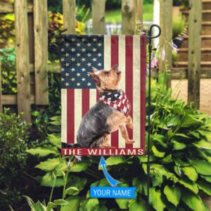 Yorkshire Terrier Personalized Garden Flag –…