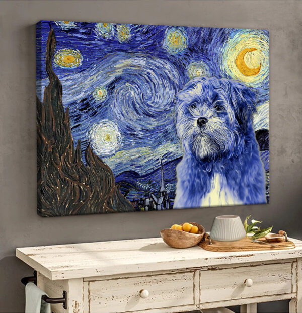 Zuchon Poster & Matte Canvas – Dog Wall Art Prints – Painting On Canvas
