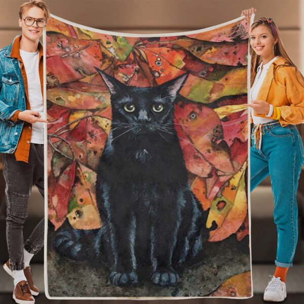 Cat Throw Blanket – Cat In Blanket – Cat Fleece Blanket – Cat Blankets For Sofa – Furlidays