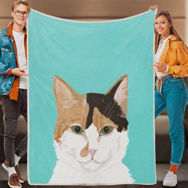 Blanket With Cats On It – Cat Fleece Blanket – Cat Blanket For Couch – Cat In Blanket – Furlidays