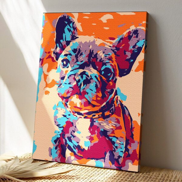 French Bulldog – Dog Pictures – Dog Canvas Poster – Dog Wall Art – Gifts For Dog Lovers – Furlidays