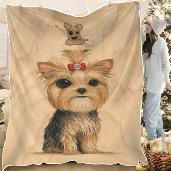 Dog Blankets – Princess – Dog Blanket For Couch – Dog Face Blanket – Blanket With Dogs On It – Dog In Blanket – Furlidays