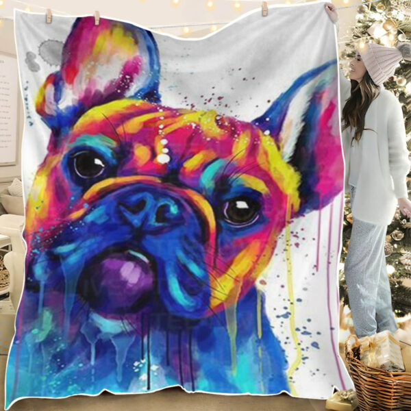 Blanket With Dogs On It – Bull Dogs – Dog Throw Blanket – Dog Face Blanket – Blanket With Dogs Face – Furlidays