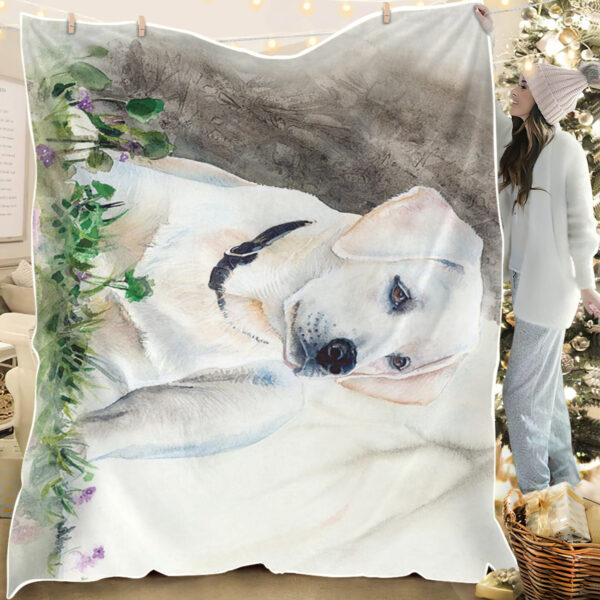 Dog Blankets – Labrador – Dog Blankets For Sofa – Dog In Blankets – Blanket With Dogs On It – Furlidays