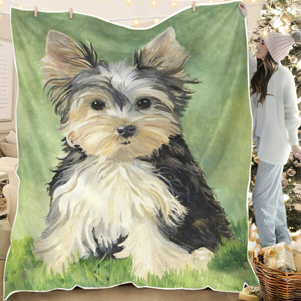 Dog Blanket – Moxie Roxie – Dog Throw Blanket – Dog In Blanket – Dog Fleece Blanket – Furlidays