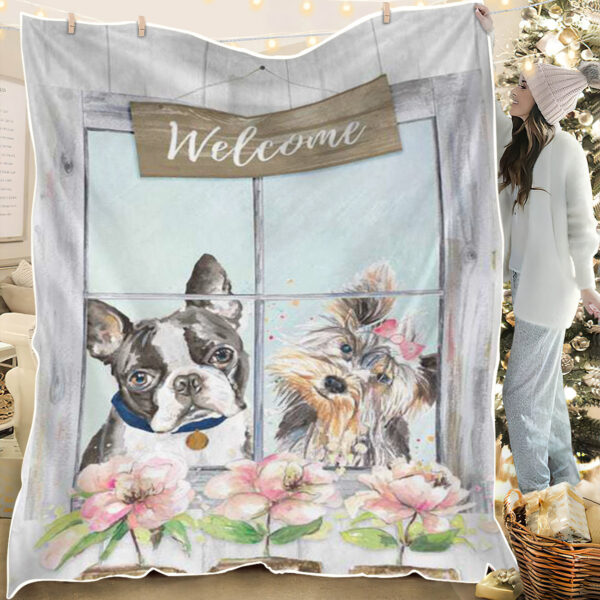 Dog Blankets – Doggy Welcome – Dog Blankets For Sofa – Dog Fleece Blanket – Furlidays