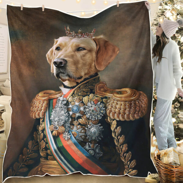 Dog Blankets For Sofa – Dog In Blanket – Dog King – Dog Face Blanket – Dog Fleece Blanket – Furlidays