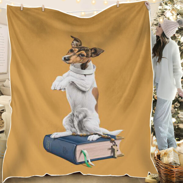 Blanket With Dogs On It – Dog Painting Blanket – Dog Face Blanket – Dog Fleece Blanket – Dog Blankets – Furlidays