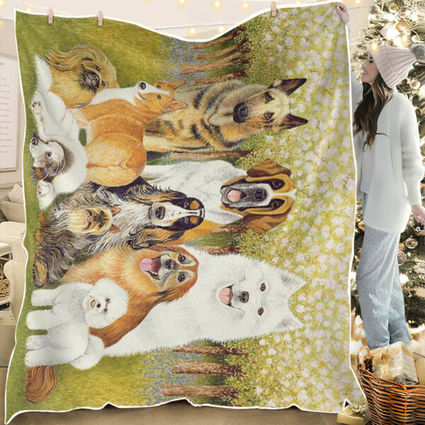 Blanket With Dogs On It – Dogs In May – Dog In Blanket – Dog Blanket For Couch – Dog Blankets – Furlidays