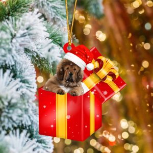 Tibetan Mastiff In Red Gift Box…