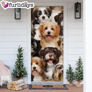A Bunch Of Havaneses Door Cover Great Gift Idea For Dog Lovers Dog Memorial Gift