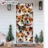 A Bunch Of Jack Russell Terriers Door Cover Great Gift Idea For Dog Lovers – Dog Memorial Gift