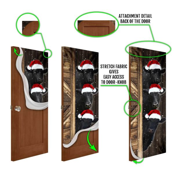 Angus Cattle Door Cover – Unique Gifts Doorcover – Housewarming Gifts