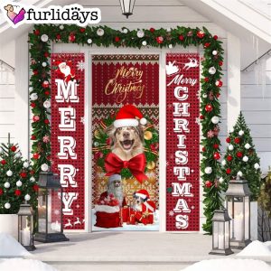 Australian Shepherd Merry Christmas Gift Door Cover Xmas Gifts For Pet Lovers Christmas Decor