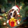 Basset Hound Give Gifts Hanging Ornament…