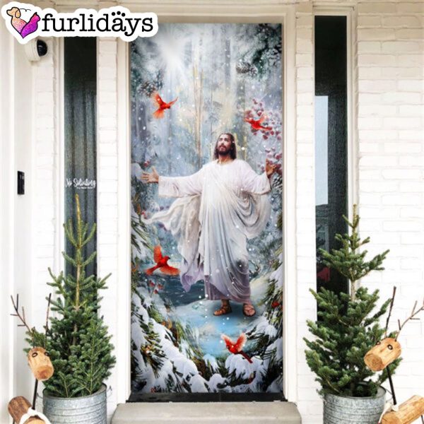 Be Still And Know That I Am God – Jesus Christmas American Door Cover – Housewarming Gifts – Unique Gifts Doorcover