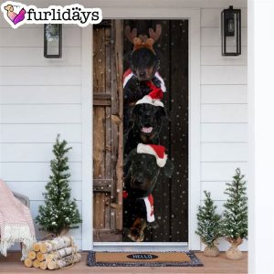Beauceron Christmas Door Cover Xmas Gifts For Pet Lovers Christmas Gift For Friends