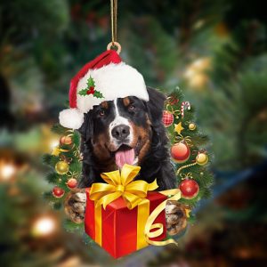 Bernese Mountain Give Gifts Hanging Ornament…
