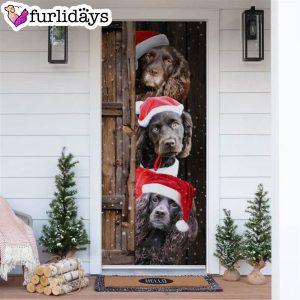Boykin Spaniel Christmas Door Cover Xmas Gifts For Pet Lovers Christmas Gift For Friends