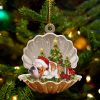Bulldog – Sleeping Pearl in Christmas Two Sided Ornament – Christmas Ornaments For Dog Lovers