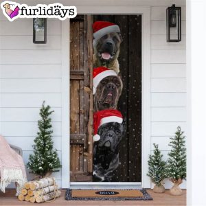 Cane Corso Christmas Door Cover Xmas Gifts For Pet Lovers Christmas Gift For Friends
