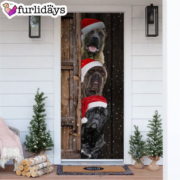 Cane Corso Christmas Door Cover – Xmas Gifts For Pet Lovers – Christmas Gift For Friends