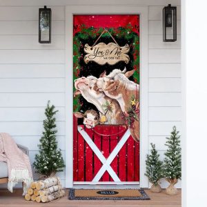 Cattle Christmas You And Me We Got This Door Cover Front Door Christmas Cover Unique Gifts Doorcover 1